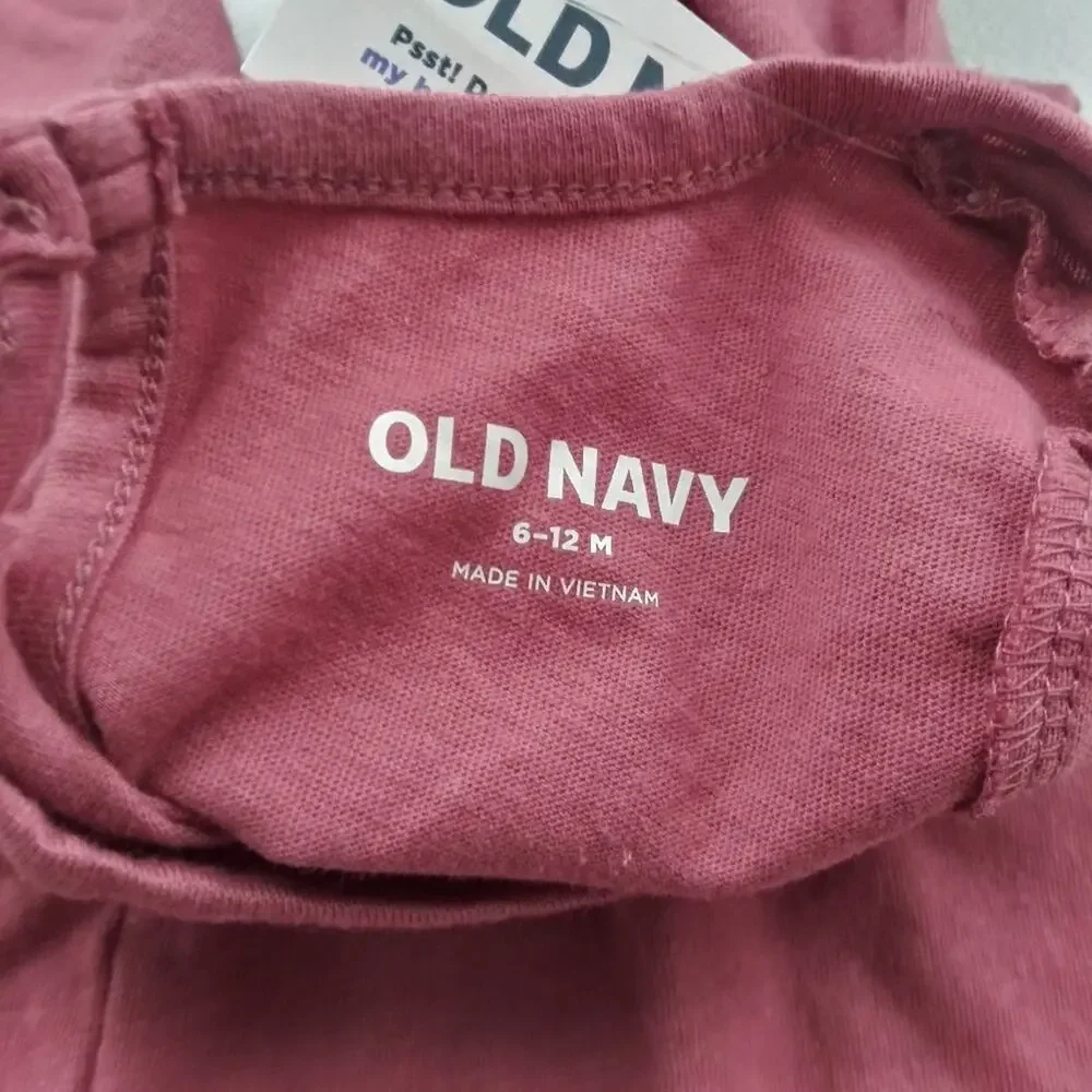 Old Navy Girls 6-12 Month 2 Piece Bundle New with tags